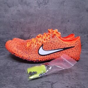 NIKE Zoom Track‎ & Field Mamba 6 Electric Distance Spikes Mens 12 Orange Olympic
